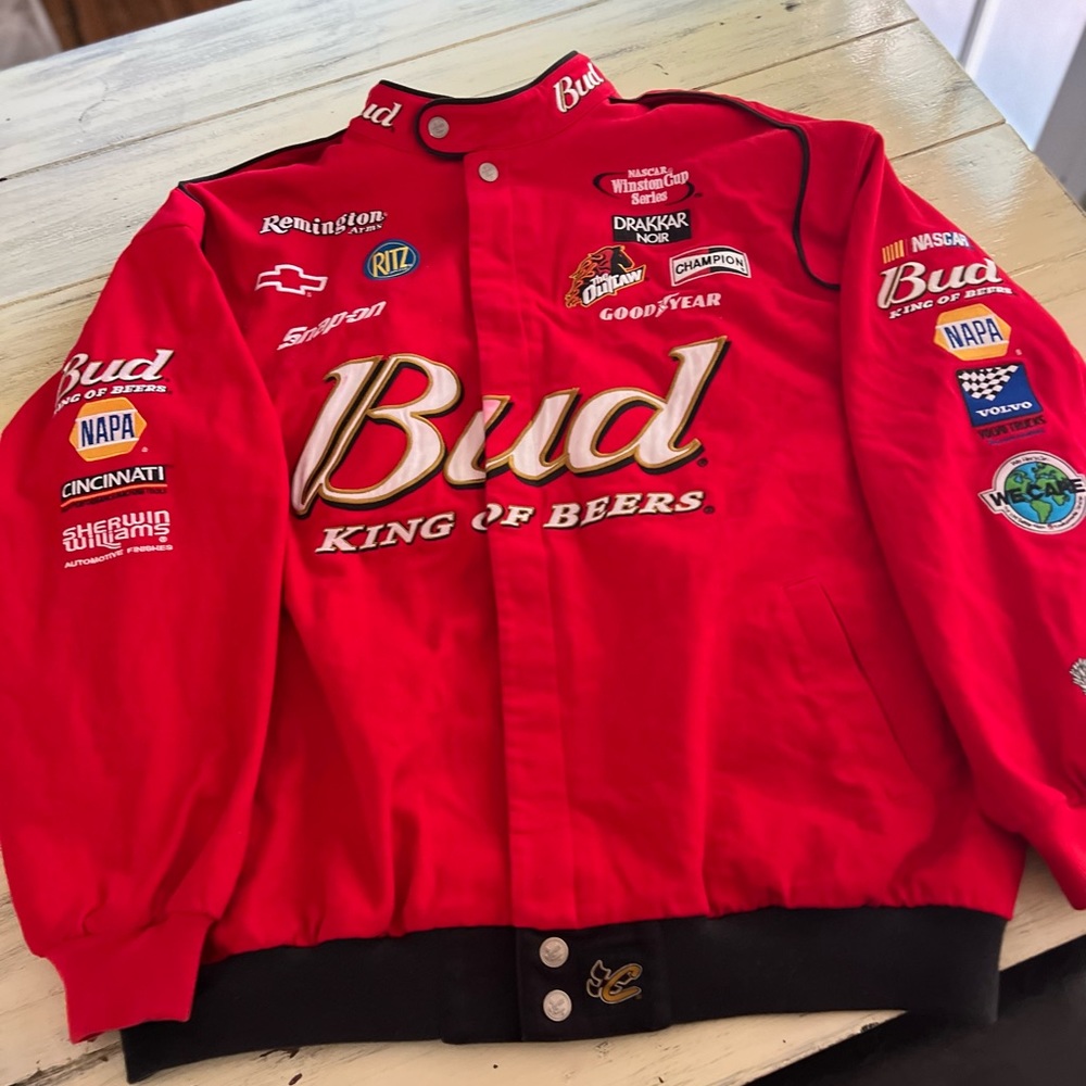 Vintage Budweiser racing Nascar Jacket
